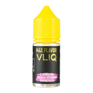 MK Жидкость VLIQ Max Flavor Ананас Клубника Лемонграсс 0% 27 мл PG 50 | VG 50