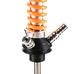 Шахта Mamay Coilovers MICRO Серебро Оранжевый Фуксия