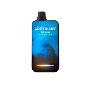 Электронная сигарета Lost Mary BM16000 Blue Razz Ice (Голубика Малина Лед) 16000 затяжек