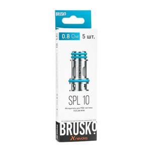 Упаковка Испарителей Brusko Feelin Mini 0.8 ohm (В упаковке 5 шт)