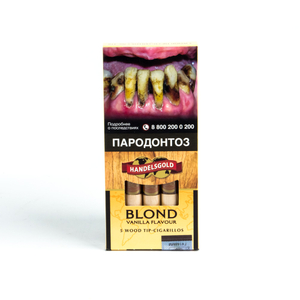 Сигариллы Handelsgold Vanilla BLOND Wood Tip Cigarillos 5 шт