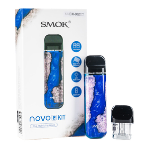 POD-система Набор NOVO 2 PoD 800mAh Kit by SMOK Blue Stabilizing Wood