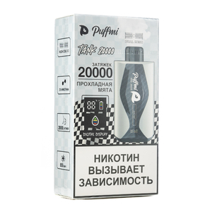 Одноразовая электронная сигарета Puffmi Tank Cool Mint 20000 затяжек