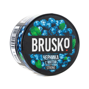 МК Кальянная смесь Brusko Strong Черника с мятой 50 г