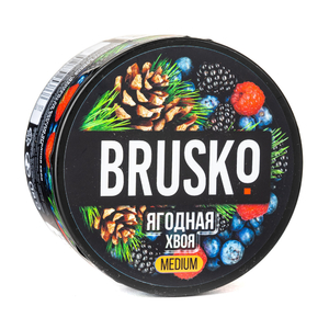 MK Кальянная смесь BRUSKO medium Ягодная Хвоя 250 г