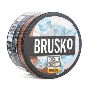 Кальянная смесь BRUSKO medium Кокос со Льдом 250 г ТП