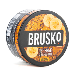 Кальянная смесь BRUSKO medium Печенье с Бананом 250 г ТП