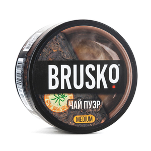 Кальянная смесь BRUSKO medium Чай Пуэр 250 г ТП