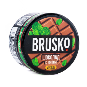 МК Кальянная смесь BRUSKO medium Шоколад с Мятой 50 г