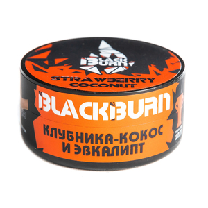 МК Табак Burn Black Strawberry Coconut (Клубника с кокосом и эвкалиптом) 25 г