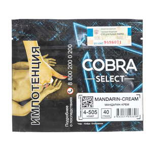 Табак Cobra SELECT Мандарин Крем (Mandarin Cream) 40 г