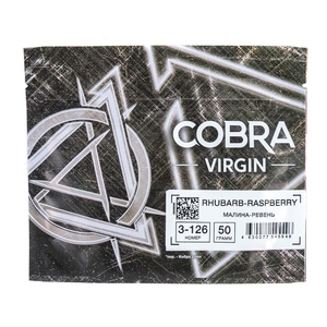 Кальянная смесь Cobra VIRGIN Малина Ревень (Rhubarb Raspberry) 50 г