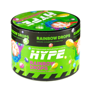 Кальянная смесь Hype Rainbow Drops (Кисло сладкие конфетки) 50 г