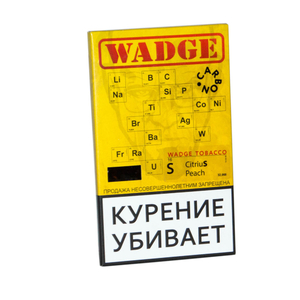 Табак WADGE CARBON 100gr Citrus Peach