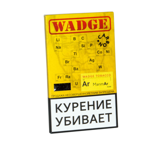 Табак WADGE CARBON 100gr Manmar