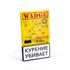 Табак WADGE CARBON 100gr Yabloni