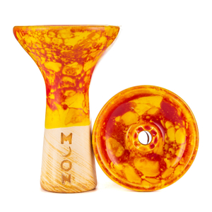 Чаша Moon Phunnel Marble Orange Red