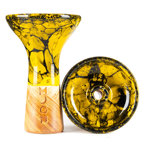 Чаша Moon Phunnel Solo Marble Yellow Black