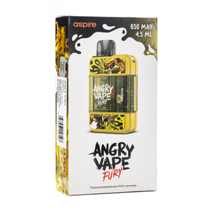 Электронная pod система Angry Vape Fury Желтый