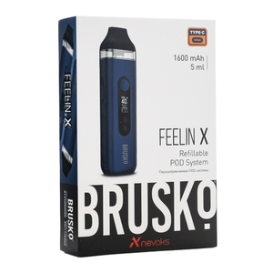 Электронная pod система Brusko Feelin X 1600 mAh Синий