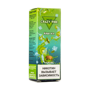 MK Жидкость Crazy Vibe Kiwi Ice 2% 10 мл PG 50 | VG 50