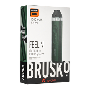 Pod система Brusko Feelin 1000 mAh Темно зеленый