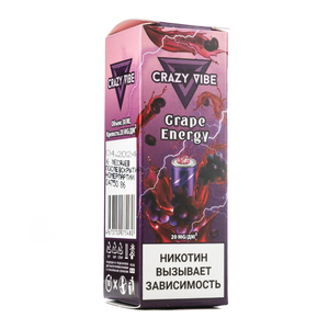 MK Жидкость Crazy Vibe Grape Energy 2% 30 мл PG 50 | VG 50