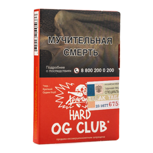 Табак Хулиган Hard Og Club (Клубника ревень) 25 г