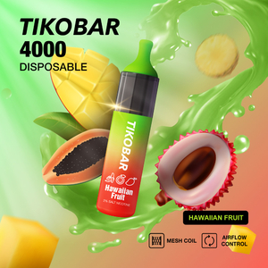 Одноразовая Электронная Сигарета TIKOBAR Hawaiian Fruits 4000 Затяжек