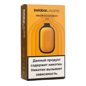 МК Одноразовая электронная сигарета Instabar by Plonq Мексиканское манго 5000 затяжек