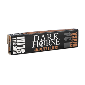 Бумага для самокруток DArkHorse King Size Black + Filter 34 шт