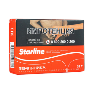 Табак Starline Земляника 25 г