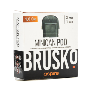 Сменный картридж Brusko Minican 1.0 Ом 3.0 мл (В упаковке 1 шт)