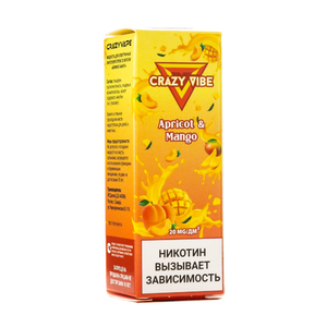 MK Жидкость Crazy Vibe Apricot Mango 2% 10 мл PG 50 | VG 50