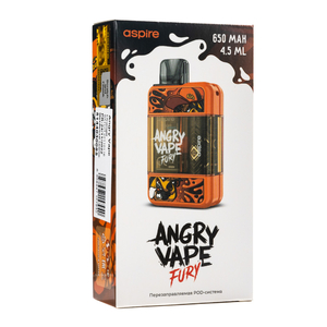 Pod система Brusko Angry Vape Fury 650 mAh Orange (Оранжевый)