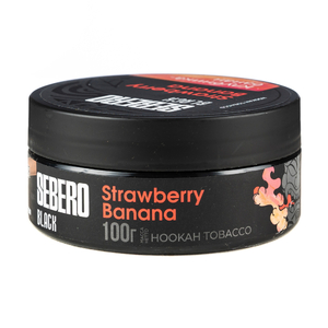 Табак Sebero Black Strawberry Banana (Клубника банан) 100 г