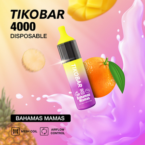 Одноразовая Электронная Сигарета TIKOBAR Bahamas Mamas 4000 Затяжек