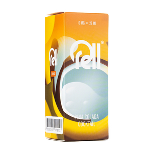 МК Жидкость Rell Salt Orange Pina Colada Cocktail (Кокос ананас) 0% 28 мл PG 50 | VG 50