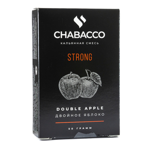 МК Кальянная смесь Chabacco Strong  Double Apple (Двойное яблоко) 50 г