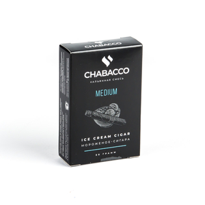 МК Кальянная смесь Chabacco Medium Ice cream cigar (Мороженое сигара) 50 г