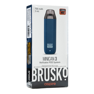 Pod система Brusko minican 3 700 mAh Темно Синий