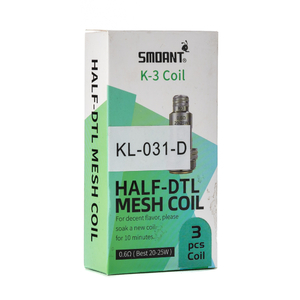 Упаковка испарителей Smoant Pasito 2 Knight 0.6 oml (в упаковке 3 шт.)