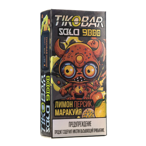 MK Одноразовая Электронная Сигарета TIKOBAR Solo Lemon Peach Passion Fruit (Лимон Персик Маракуйя) 9000 Затяжек