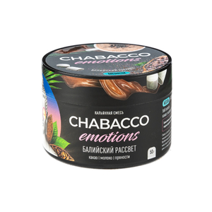 МК Кальянная смесь Chabacco Emotions Medium Балийский Рассвет (Какао Молоко Пряности) 50 г