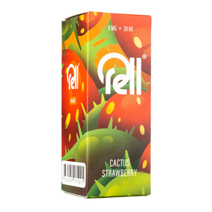 МК Жидкость Rell Salt Orange Cactus Strawberry (Кактус клубника) 0% 28 мл PG 50 | VG 50