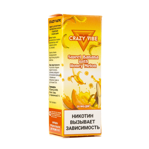 MK Жидкость Crazy Vibe Banana Cocktail 2% 10 мл PG 50 | VG 50