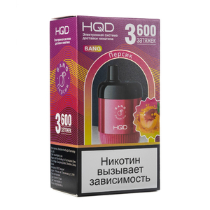 МК Одноразовая электронная сигарета HQD BANG Персик 3600 затяжек