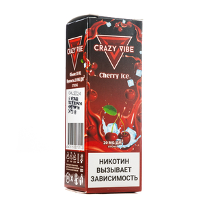 MK Жидкость Crazy Vibe Cherry Ice 2% 30 мл PG 50 | VG 50