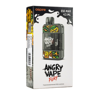 Pod система Brusko Angry Vape Fury 650 mAh Gray (Серый)