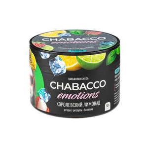 МК Кальянная смесь Chabacco Emotions Medium Королевский Лимонад (Ягоды Цитрусы Базилик) 50 г